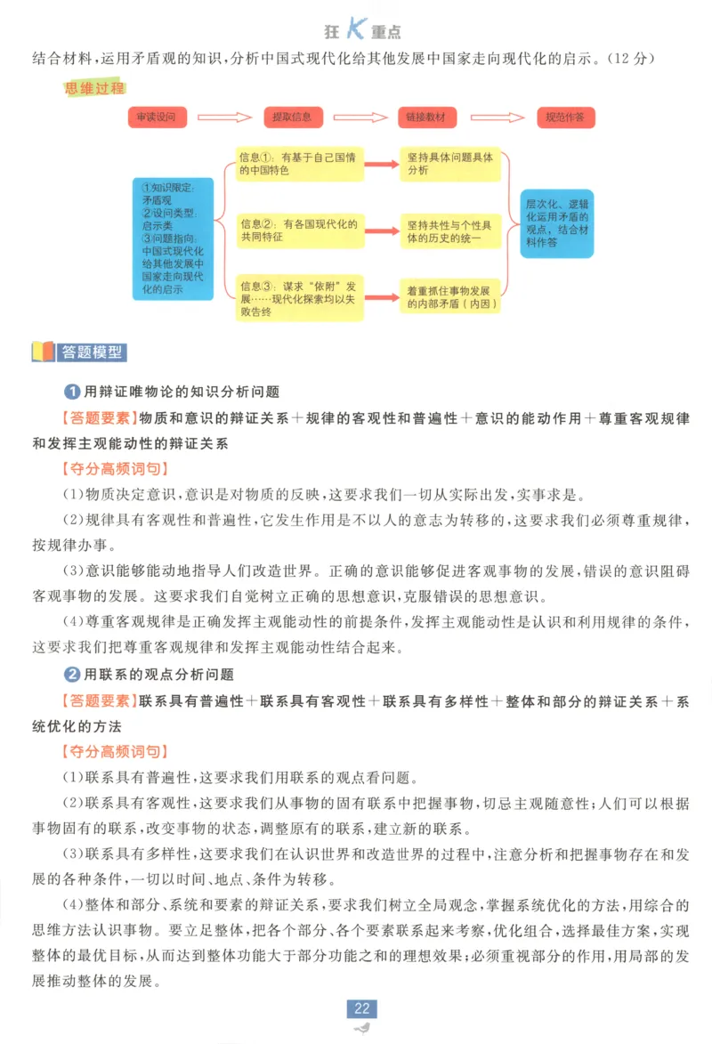 狂K重点_2026版高中必刷题_政治_2026版高中必刷题政治必修4