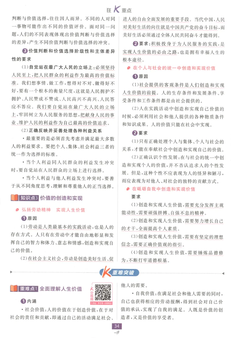 狂K重点_2026版高中必刷题_政治_2026版高中必刷题政治必修4