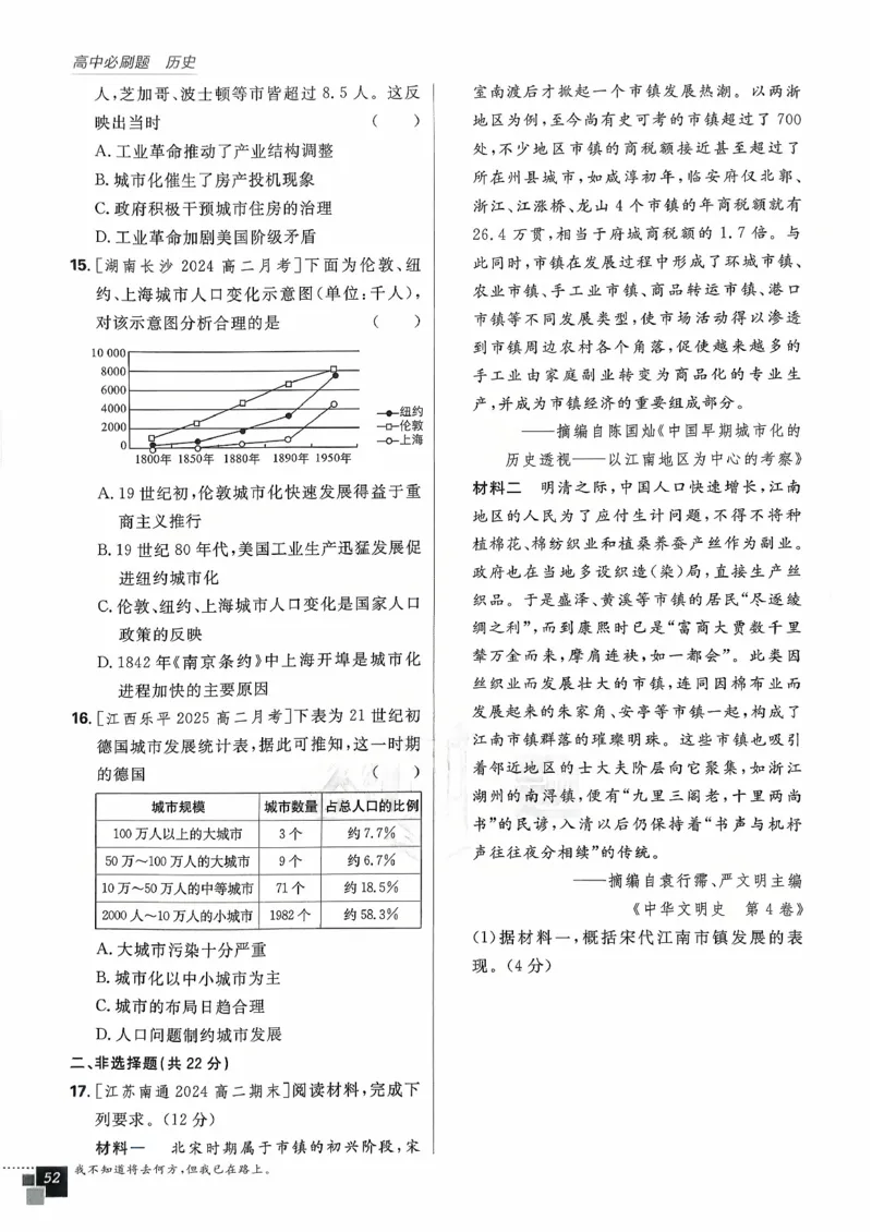 主书历史选修2_历史_2026春高中必刷题历史选修2RJ