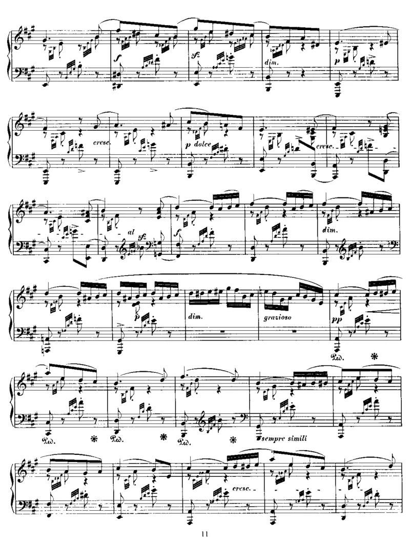 常用曲谱&middot;《春之歌》_一万首著名钢琴曲谱哈农贝多芬合集视频教学电子版高清无水印可打印_02现代钢琴谱合集_马克西姆钢琴谱全集_门德尔松钢琴谱全集