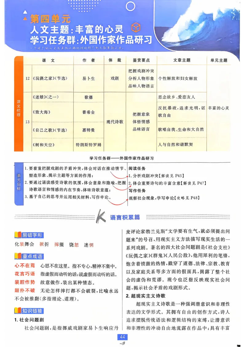 狂k重点语文选修中_2026版高中必刷题_语文_2026版高中必刷春语文选修中