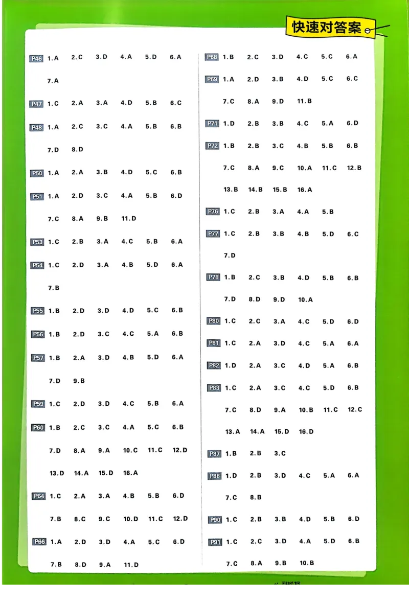 2026版高中必刷题历史选修1解析册_历史_2026版高中必刷题历史选修1RJ