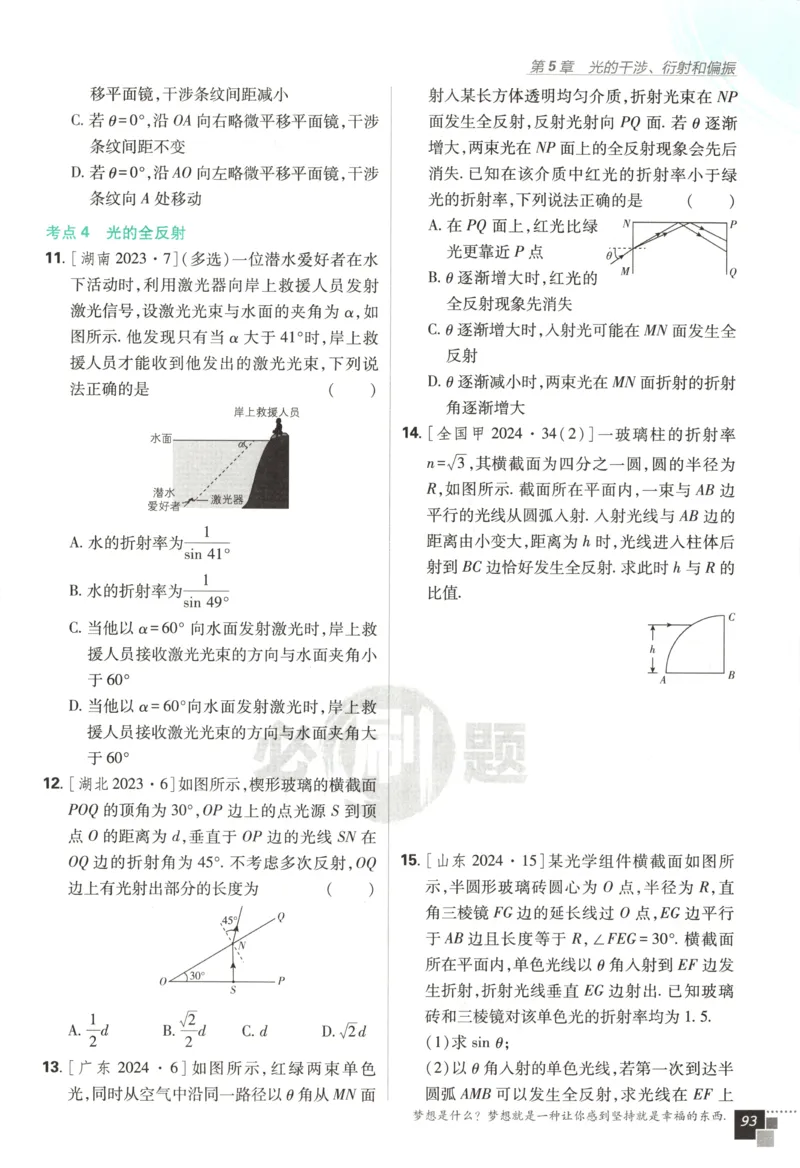 主书_2026版高中必刷题_物理_2026版高中必刷题物理鲁科版_高中必刷题物理选修一LK