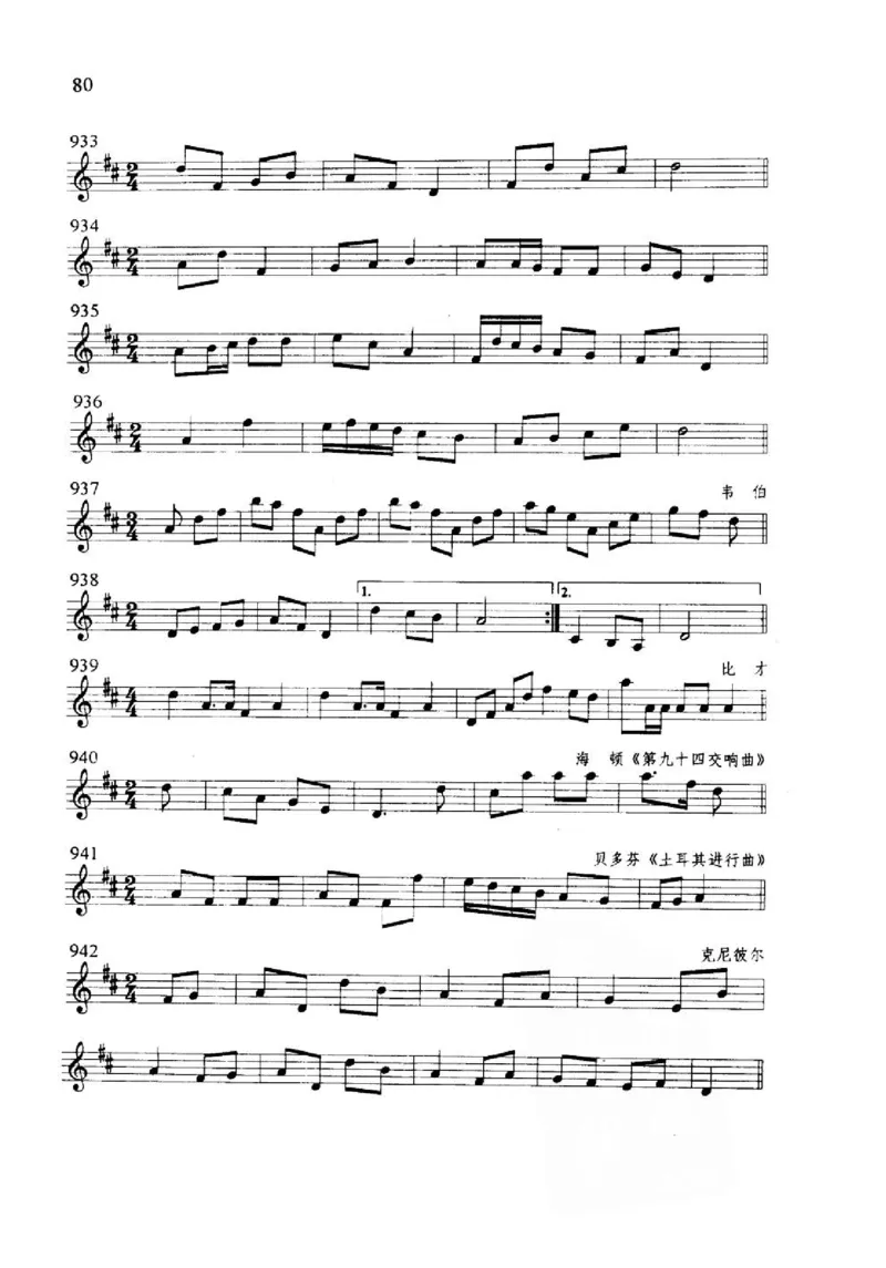 旋律听写教材_10418698_一万首著名钢琴曲谱哈农贝多芬合集视频教学电子版高清无水印可打印_09钢琴教材合集_常用教材钢琴谱（80+本）