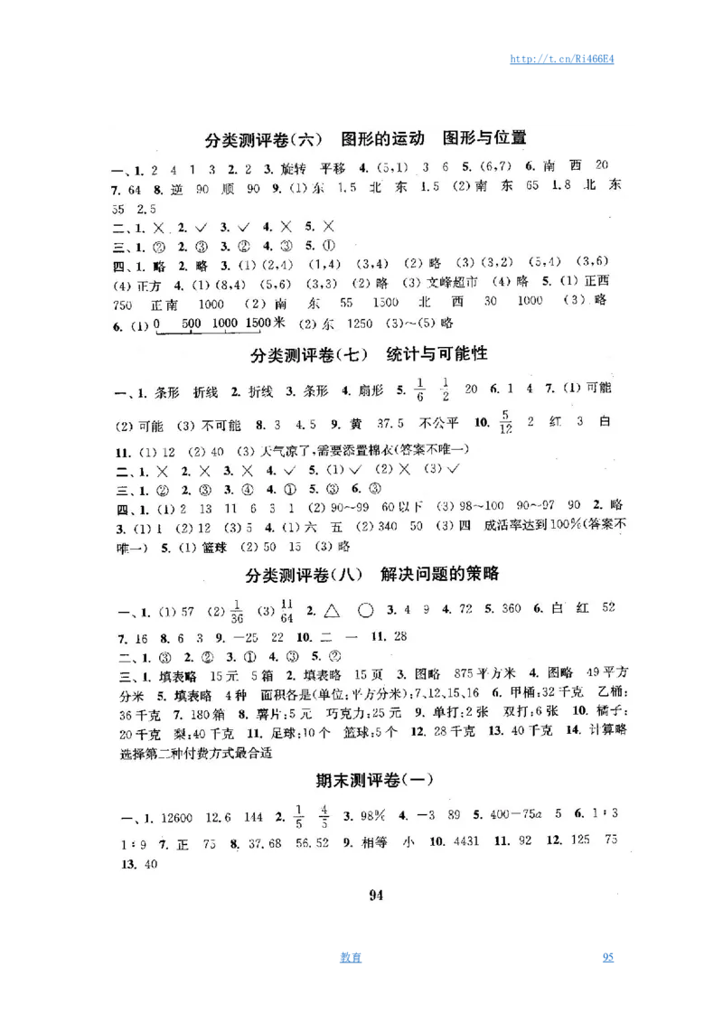 最新苏教版六年级数学下册试卷全程测评卷(全套)_小学1-6年级全部试卷_数学_六年级_3-11-4、小学六年级数学下册_3-11-4-2、练习题、作业、试题、试卷_苏教版