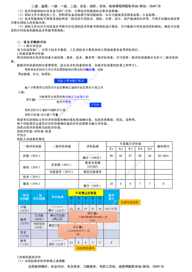 第03讲　设备采购的评标_监理工程师_2025监理工程师_2025年监理工程师SVIP_2025年监理合同管理SVIP_02-基础精讲✿高端面授✿深度强化_06-合同《教材精讲班》尹嘉JG
