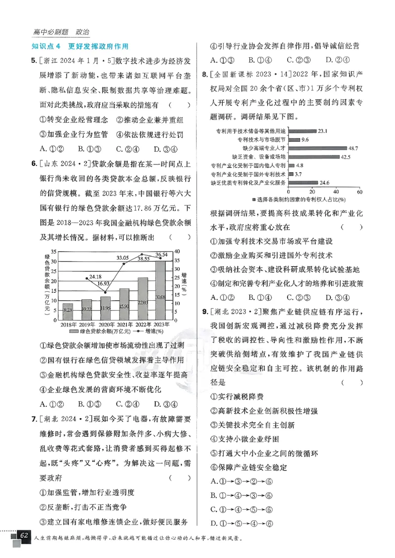 主书政治必修1+2_2026版高中必刷题_政治_2026版高中必刷题政治RJ必修1必修2