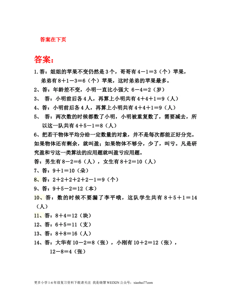 小学数学一年级上册-思维应用50题_小学1-6年级全部试卷_数学_一年级_3-6-3、小学一年级数学上册_3-6-3-2、练习题、作业、试题、试卷_通用