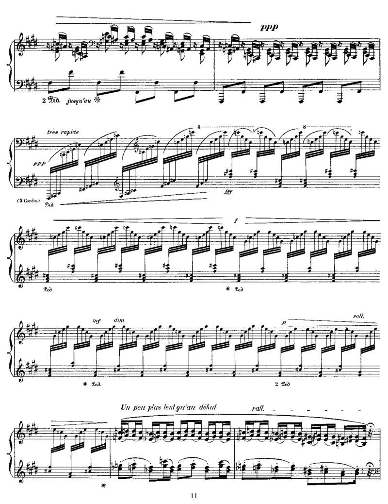 水之嬉戏_一万首著名钢琴曲谱哈农贝多芬合集视频教学电子版高清无水印可打印_1古典钢琴知名音乐家谱_拉威尔钢琴谱全集