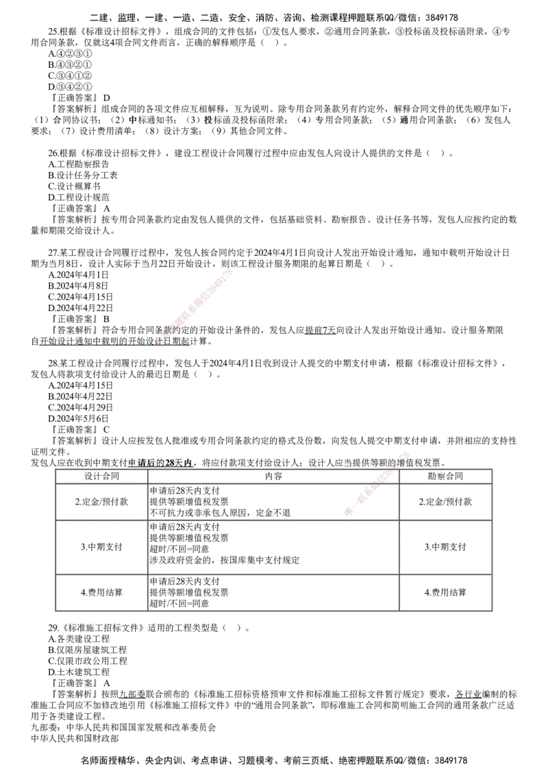 第02讲　2024年试题（二）_监理工程师_2025监理工程师_2025年监理工程师SVIP_2025年监理合同管理SVIP_03-习题精析✿实战特训✿模考通关_22-合同《真题解析班》尹嘉JG