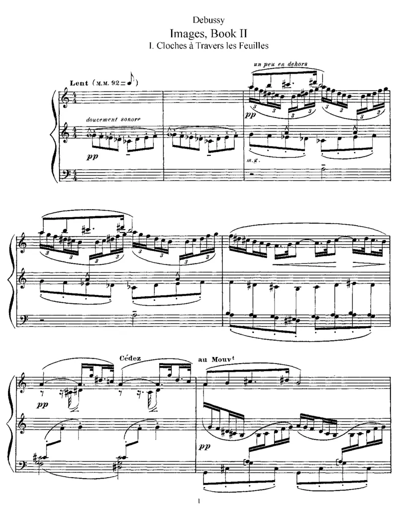 意象集第二册_一万首著名钢琴曲谱哈农贝多芬合集视频教学电子版高清无水印可打印_1古典钢琴知名音乐家谱_德彪西钢琴谱全集