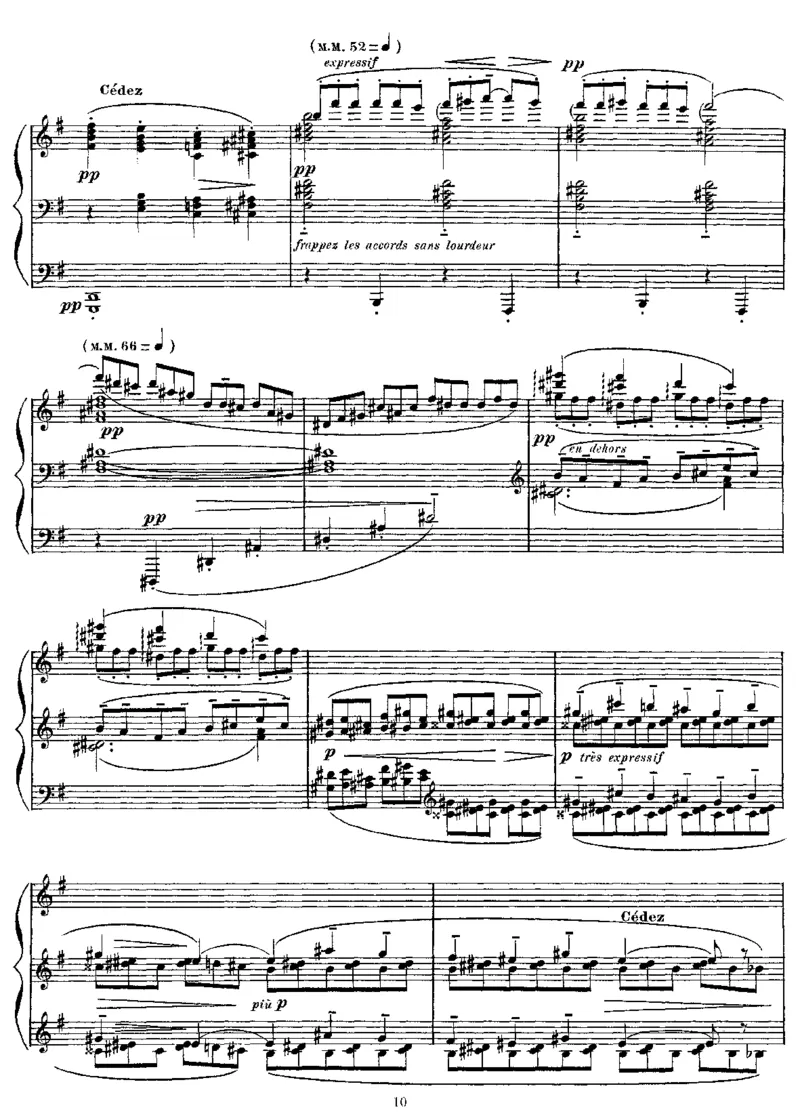 意象集第二册_一万首著名钢琴曲谱哈农贝多芬合集视频教学电子版高清无水印可打印_1古典钢琴知名音乐家谱_德彪西钢琴谱全集