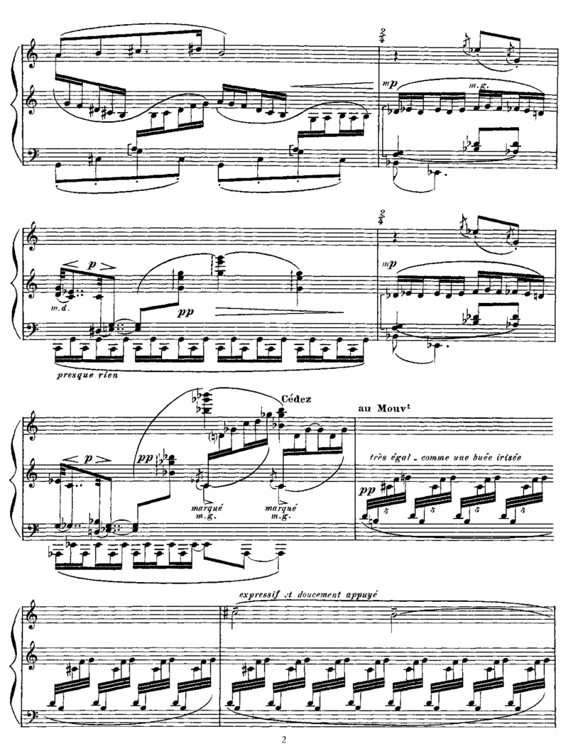 意象集第二册_一万首著名钢琴曲谱哈农贝多芬合集视频教学电子版高清无水印可打印_1古典钢琴知名音乐家谱_德彪西钢琴谱全集