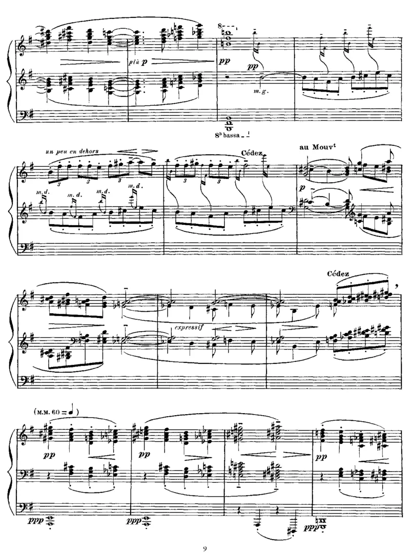 意象集第二册_一万首著名钢琴曲谱哈农贝多芬合集视频教学电子版高清无水印可打印_1古典钢琴知名音乐家谱_德彪西钢琴谱全集