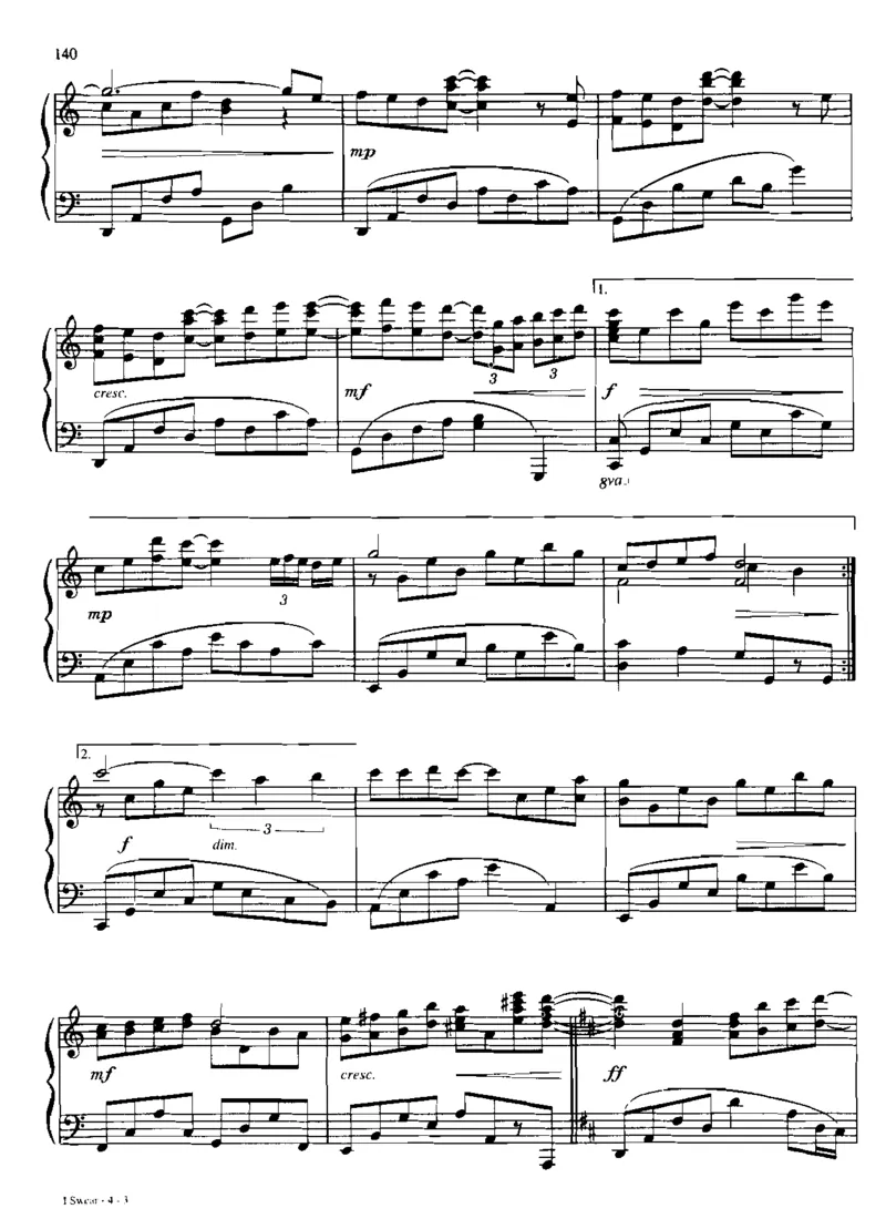 国外流行钢琴独奏_一万首著名钢琴曲谱哈农贝多芬合集视频教学电子版高清无水印可打印_06影视钢琴谱合集_影视主题曲钢琴谱