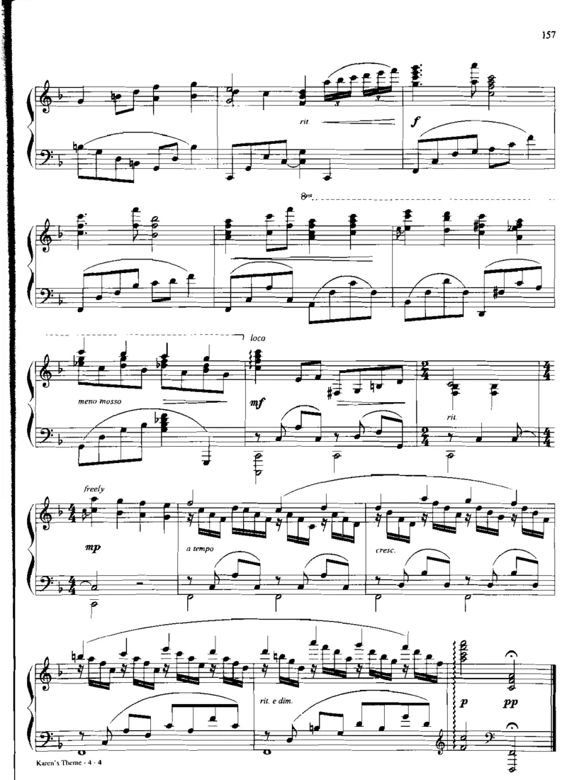 国外流行钢琴独奏_一万首著名钢琴曲谱哈农贝多芬合集视频教学电子版高清无水印可打印_06影视钢琴谱合集_影视主题曲钢琴谱