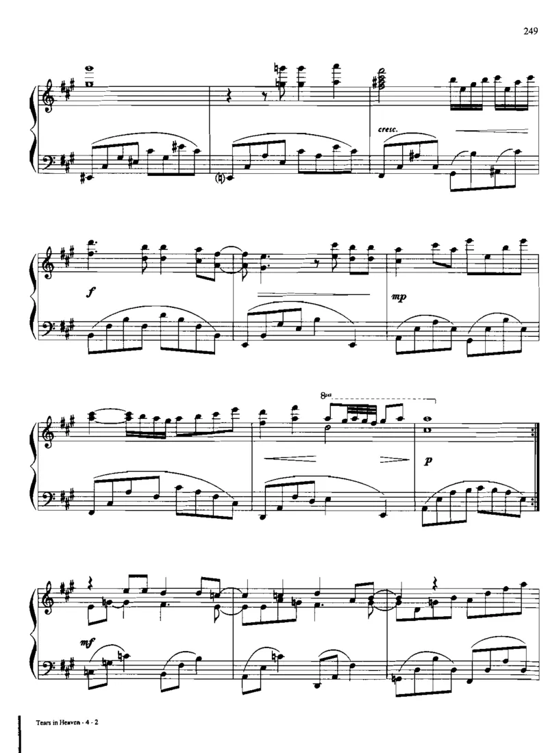 国外流行钢琴独奏_一万首著名钢琴曲谱哈农贝多芬合集视频教学电子版高清无水印可打印_06影视钢琴谱合集_影视主题曲钢琴谱