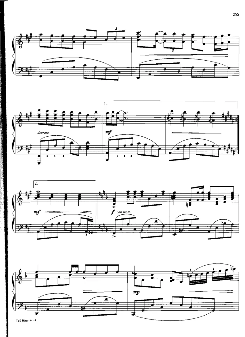 国外流行钢琴独奏_一万首著名钢琴曲谱哈农贝多芬合集视频教学电子版高清无水印可打印_06影视钢琴谱合集_影视主题曲钢琴谱