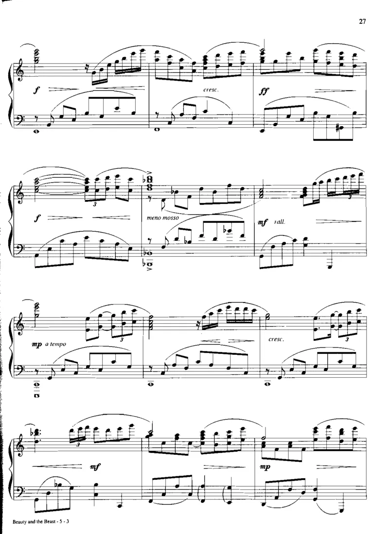 国外流行钢琴独奏_一万首著名钢琴曲谱哈农贝多芬合集视频教学电子版高清无水印可打印_06影视钢琴谱合集_影视主题曲钢琴谱