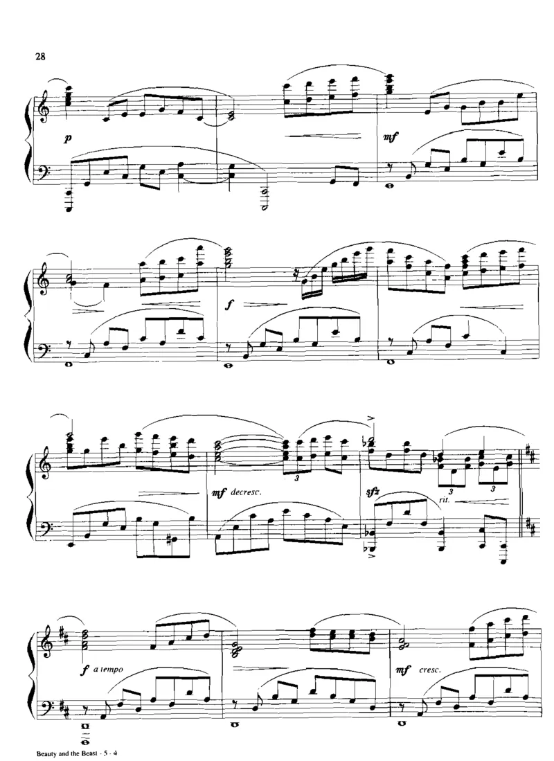 国外流行钢琴独奏_一万首著名钢琴曲谱哈农贝多芬合集视频教学电子版高清无水印可打印_06影视钢琴谱合集_影视主题曲钢琴谱