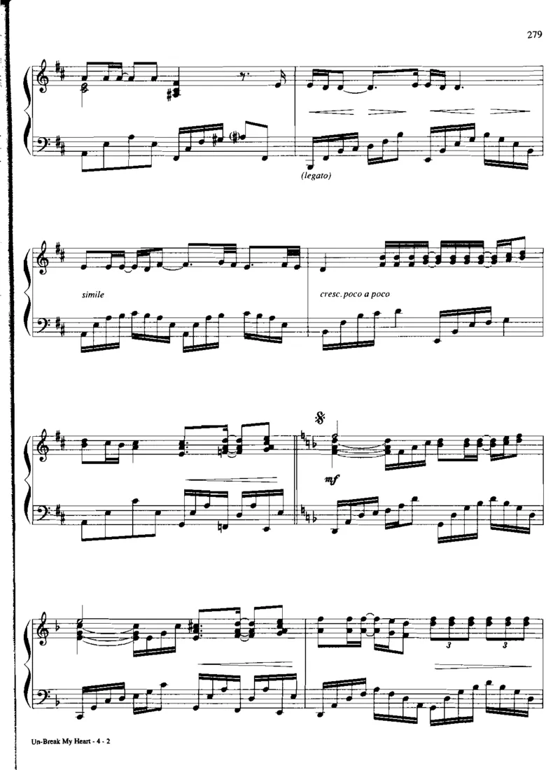 国外流行钢琴独奏_一万首著名钢琴曲谱哈农贝多芬合集视频教学电子版高清无水印可打印_06影视钢琴谱合集_影视主题曲钢琴谱