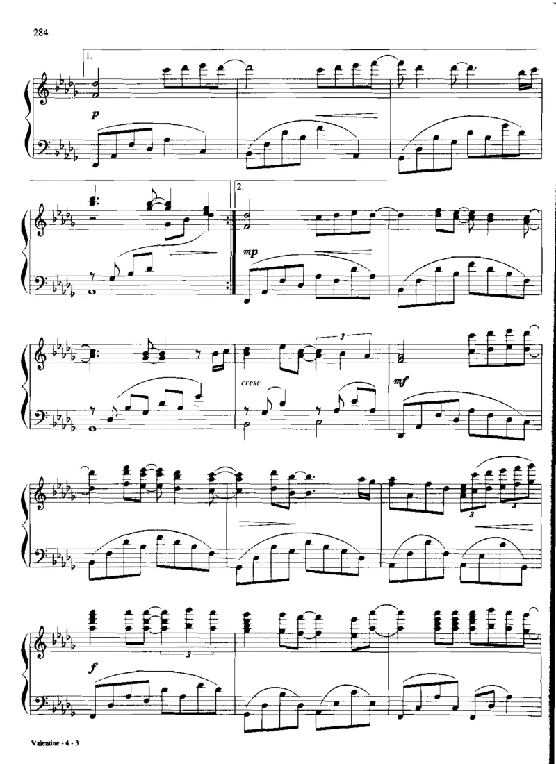 国外流行钢琴独奏_一万首著名钢琴曲谱哈农贝多芬合集视频教学电子版高清无水印可打印_06影视钢琴谱合集_影视主题曲钢琴谱