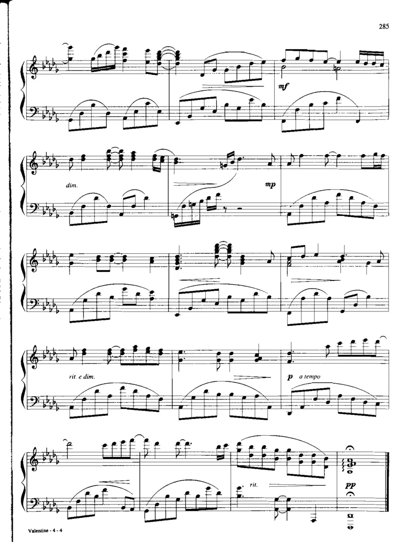 国外流行钢琴独奏_一万首著名钢琴曲谱哈农贝多芬合集视频教学电子版高清无水印可打印_06影视钢琴谱合集_影视主题曲钢琴谱