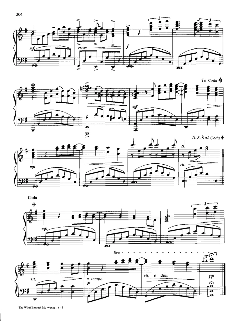 国外流行钢琴独奏_一万首著名钢琴曲谱哈农贝多芬合集视频教学电子版高清无水印可打印_06影视钢琴谱合集_影视主题曲钢琴谱