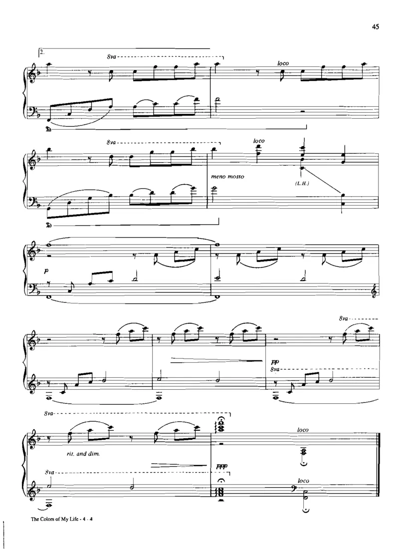 国外流行钢琴独奏_一万首著名钢琴曲谱哈农贝多芬合集视频教学电子版高清无水印可打印_06影视钢琴谱合集_影视主题曲钢琴谱