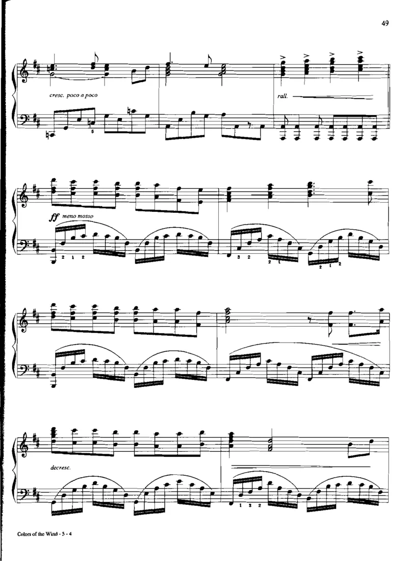 国外流行钢琴独奏_一万首著名钢琴曲谱哈农贝多芬合集视频教学电子版高清无水印可打印_06影视钢琴谱合集_影视主题曲钢琴谱