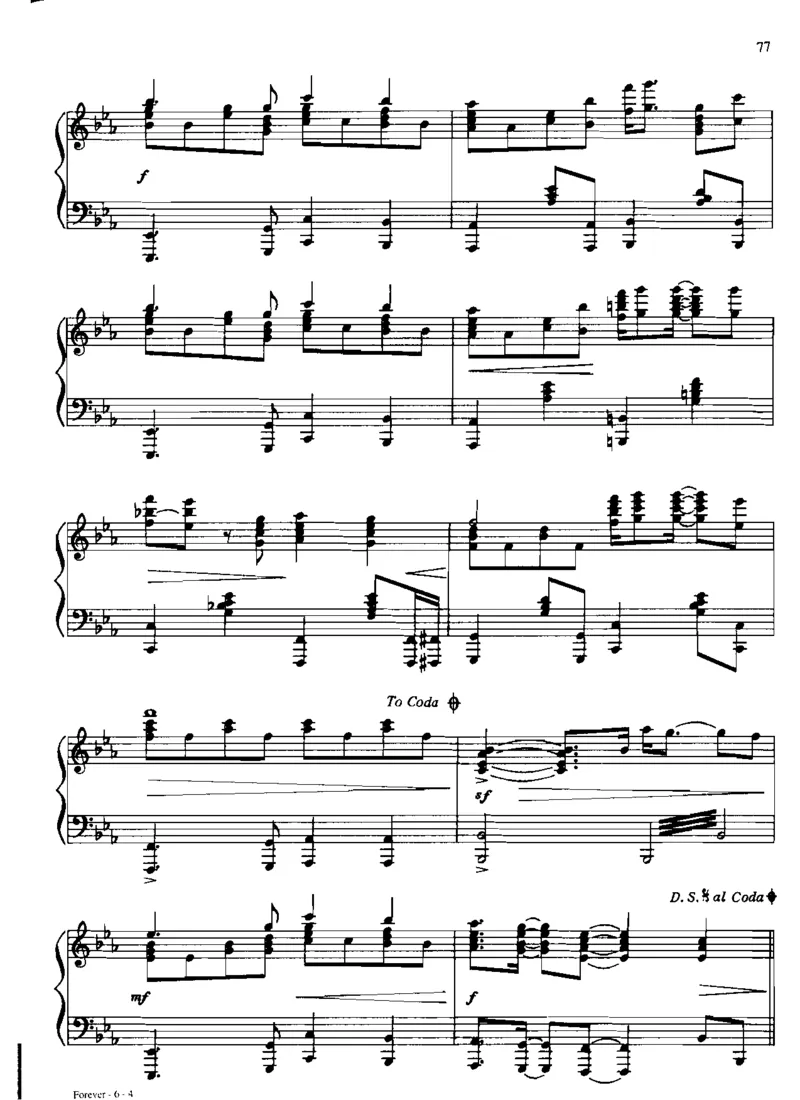 国外流行钢琴独奏_一万首著名钢琴曲谱哈农贝多芬合集视频教学电子版高清无水印可打印_06影视钢琴谱合集_影视主题曲钢琴谱