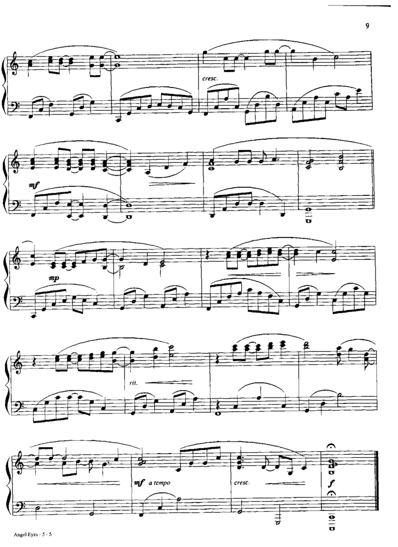 国外流行钢琴独奏_一万首著名钢琴曲谱哈农贝多芬合集视频教学电子版高清无水印可打印_06影视钢琴谱合集_影视主题曲钢琴谱