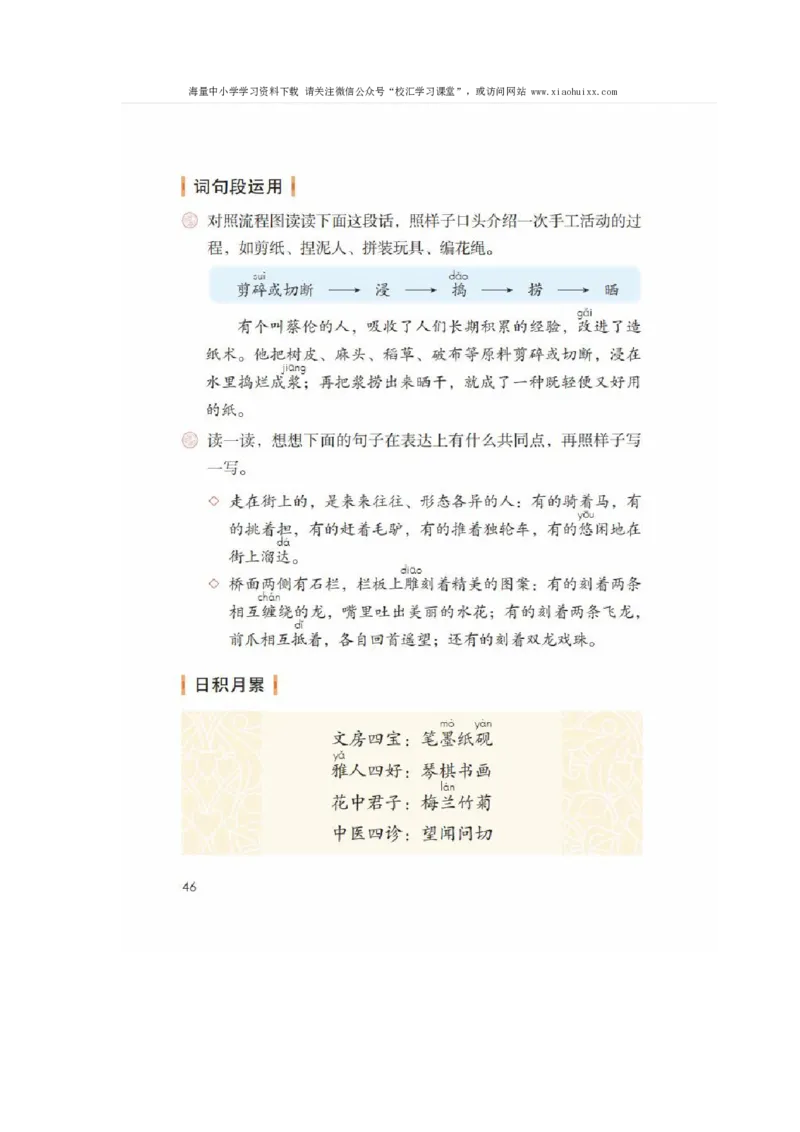 小学三年级下册部编版语文全册.课堂笔记_PDF密码解除_小学1-6年级全部试卷_语文_三年级_3-8-2、小学三年级语文下册_3-8-2-1、学习资料、复习、知识点、归纳汇总_部编版