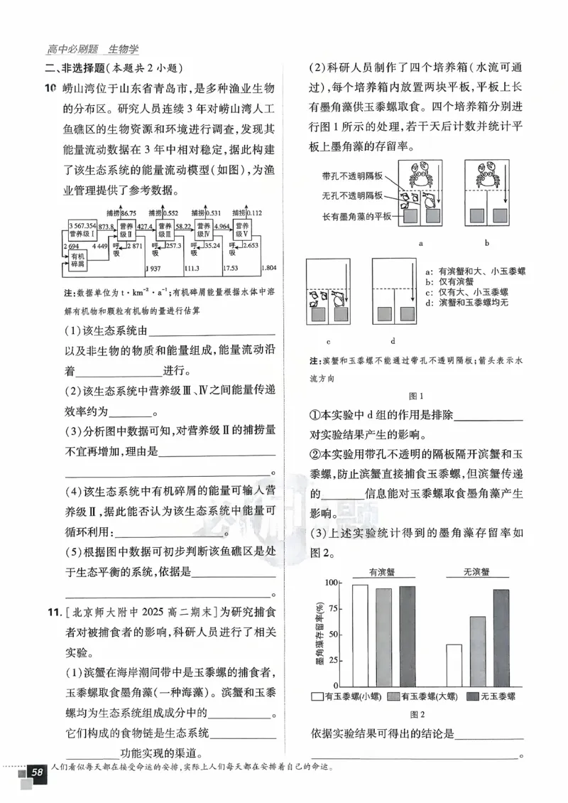 主书生物选修2_生物_2026版高中必刷题生物人教版_2026春高中必刷题生物选修2RJ