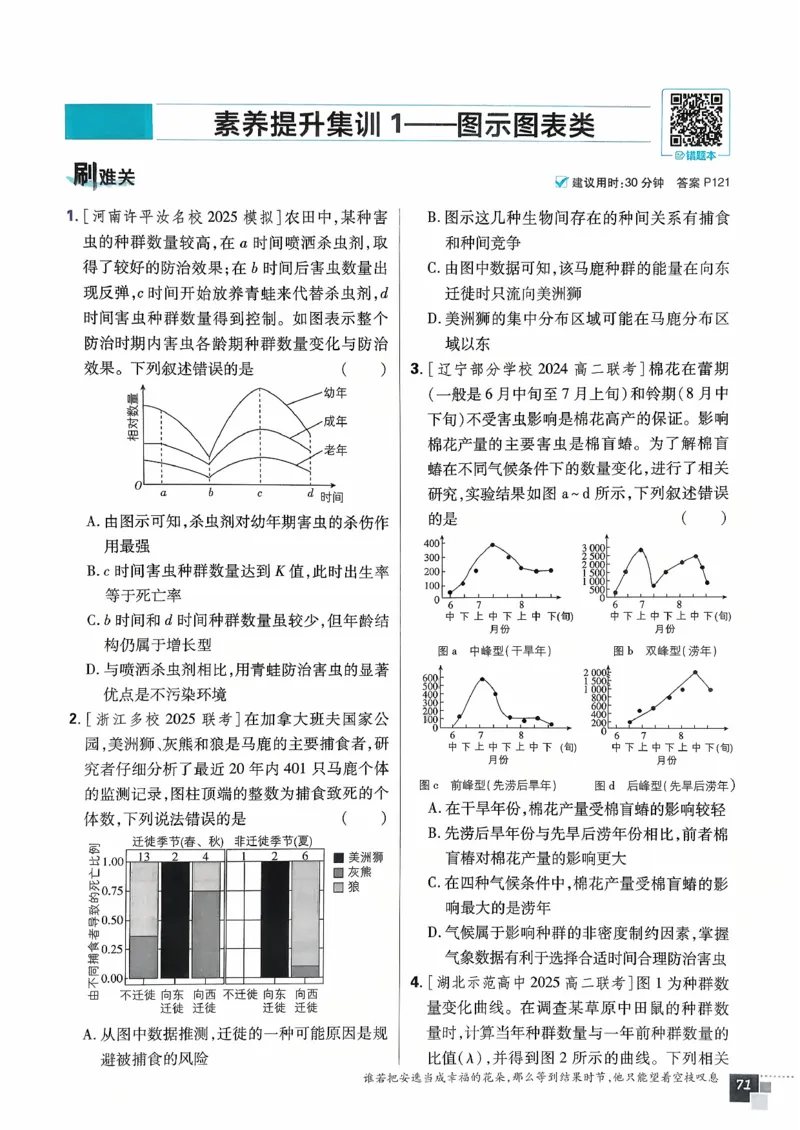 主书生物选修2_生物_2026版高中必刷题生物人教版_2026春高中必刷题生物选修2RJ
