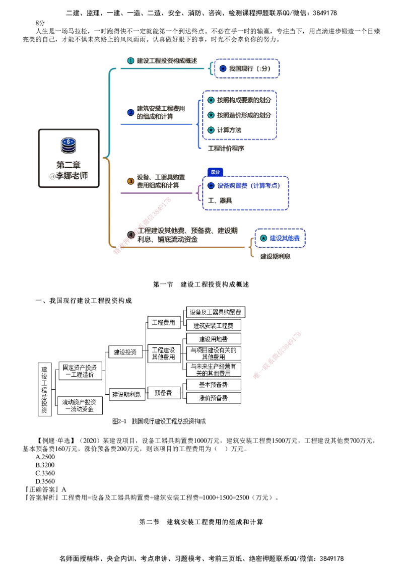 第01讲　概述、建筑安装工程费用的组成_监理工程师_2025监理工程师_2025年监理工程师SVIP_2025年监理土建控制SVIP_02-基础精讲✿高端面授✿深度强化_投资控制（土建）（2025）