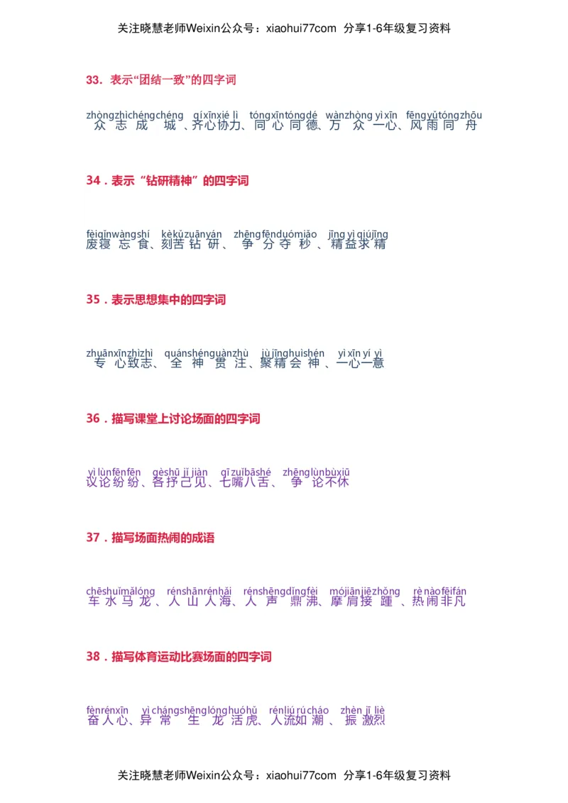 小学语文词语分类大全带拼音小学一年级下册_小学1-6年级全部试卷_语文_一年级_3-6-2、小学一年级语文下册_3-6-2-1、复习、知识点、归纳汇总_通用