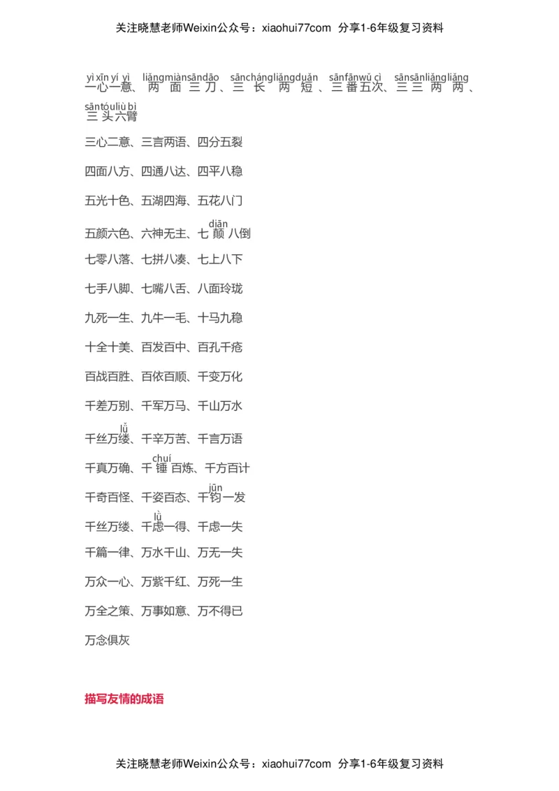 小学语文词语分类大全带拼音小学一年级下册_小学1-6年级全部试卷_语文_一年级_3-6-2、小学一年级语文下册_3-6-2-1、复习、知识点、归纳汇总_通用