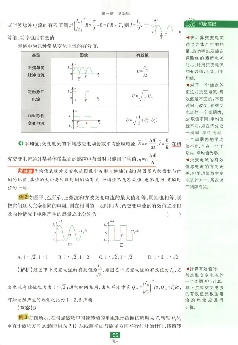 狂K重点_2026版高中必刷题_物理_2026版高中必刷题物理教科版_2026版高中必刷题物理选择性必修二（教科版）