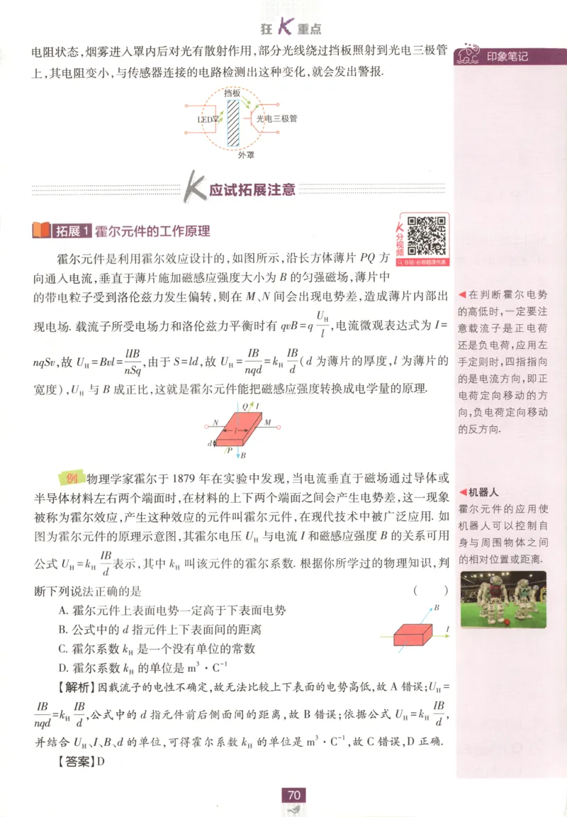 狂K重点_2026版高中必刷题_物理_2026版高中必刷题物理教科版_2026版高中必刷题物理选择性必修二（教科版）