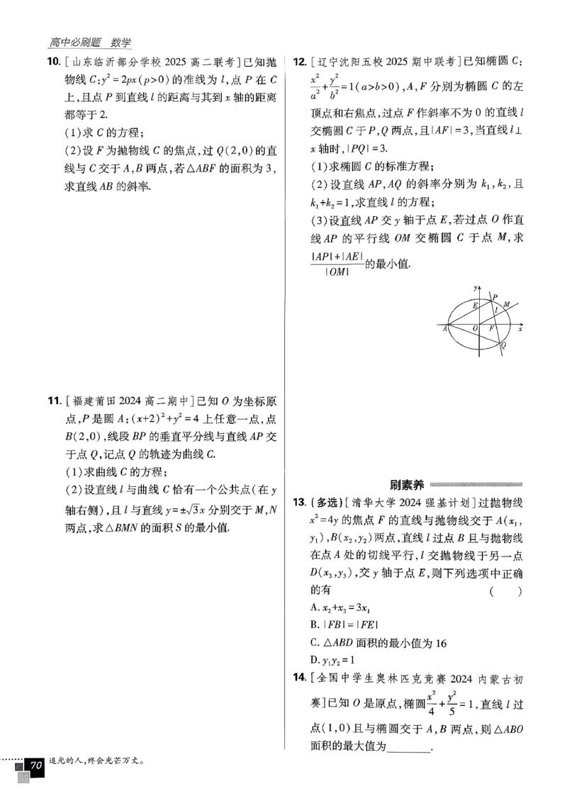 数学人教B版选修1主书_数学_2026版高中必刷题数学《人教B版》_2026版高中必刷题数学选择性必修一人教B版