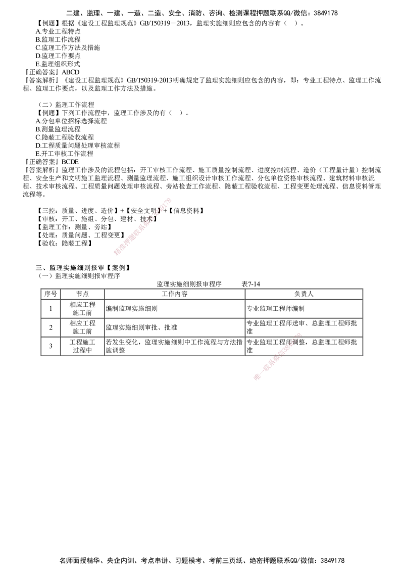 第01讲　监理规划与监理实施细则_监理工程师_2025监理工程师_2025年监理工程师SVIP_2025年监理概论法规SVIP_03-习题精析✿实战特训✿模考通关_第七章　监理规划与监理实施细则