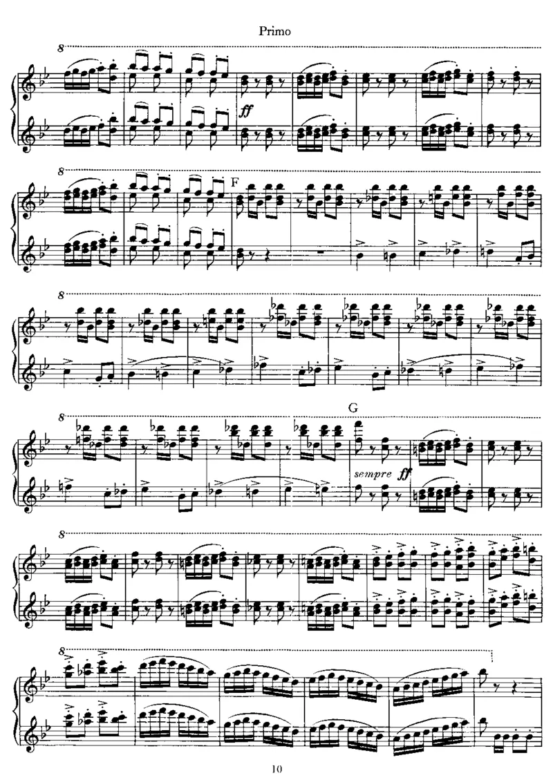 快步进行曲PasRedoublie,Op86(4Hands)_一万首著名钢琴曲谱哈农贝多芬合集视频教学电子版高清无水印可打印_1古典钢琴知名音乐家谱_圣桑钢琴谱全集