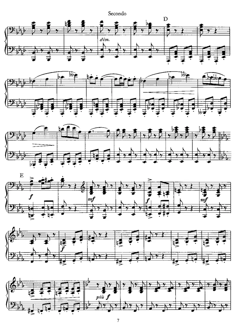 快步进行曲PasRedoublie,Op86(4Hands)_一万首著名钢琴曲谱哈农贝多芬合集视频教学电子版高清无水印可打印_1古典钢琴知名音乐家谱_圣桑钢琴谱全集