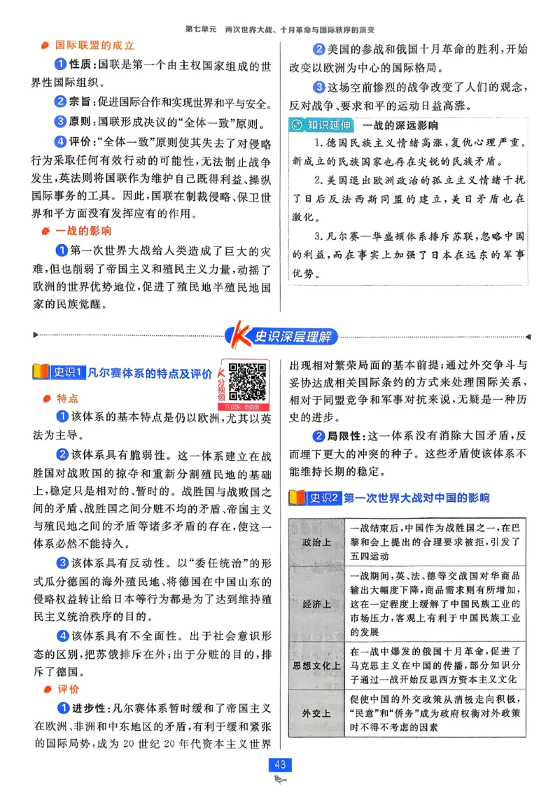 狂k重点历史必修下_历史_2026春高中必刷题历史必修下RJ