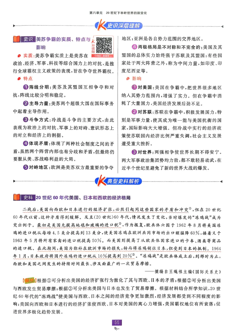 狂k重点历史必修下_历史_2026春高中必刷题历史必修下RJ