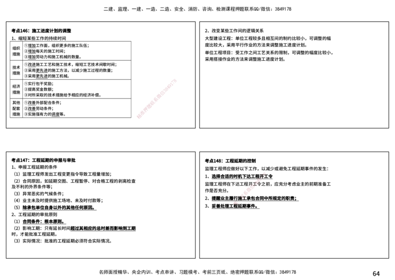控制土建（打印版）_监理工程师_2025监理工程师_2025年监理工程师SVIP_2025年监理土建控制SVIP_04-冲刺串讲✿考点强化✿小灶集训_01-控制《核心考点进阶》李老师YL_讲义