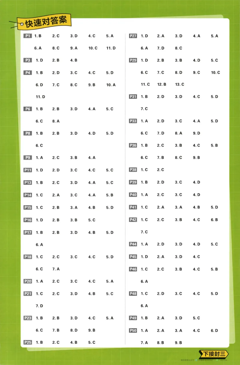 答案_化学_2026版高中必刷题化学《苏教》_2026版高中必刷题化学选修1苏教