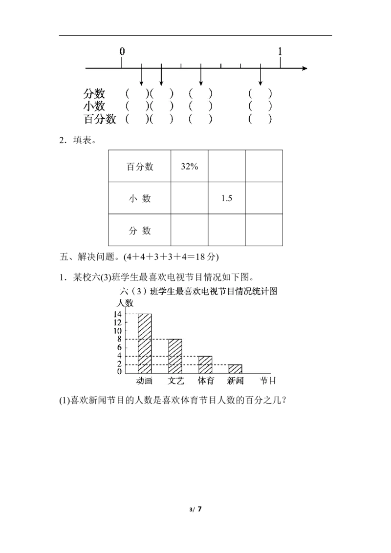 周测培优卷11百分数的意义及应用_小学1-6年级全部试卷_数学_六年级_3-11-3、小学六年级数学上册_3-11-3-2、练习题、作业、试题、试卷_青岛版_周测培优卷