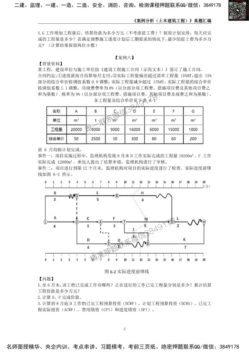 监理工程师《建设工程监理案例分析（土木建筑工程）》真题汇编（2022-2024）_监理工程师_2025监理工程师_2025年监理工程师SVIP_2025年监理土建案例SVIP